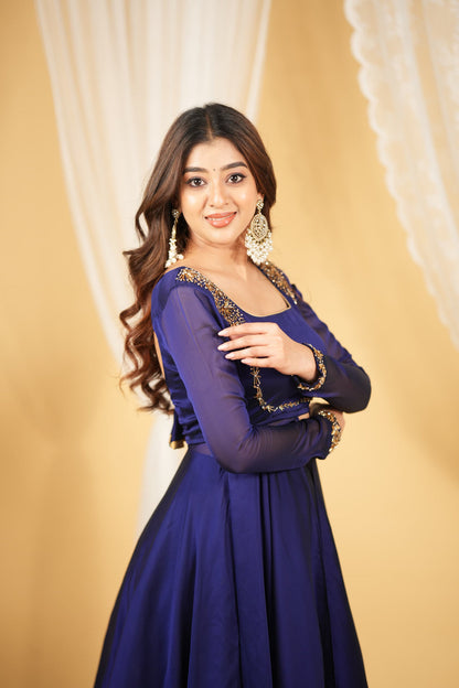 Manisha series2 Premium Designer Slit anarkali with skirt