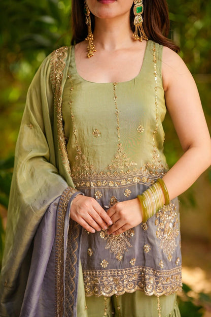 SAISHA COSMOS SHARARA SET                          Sale