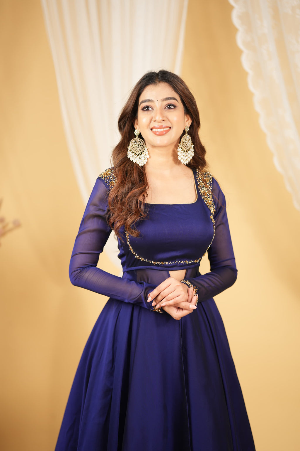 Manisha series2 Premium Designer Slit anarkali with skirt