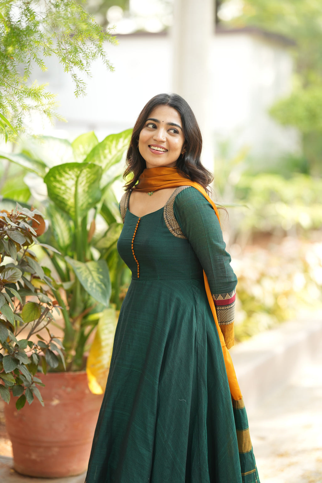 Sundari Pure Handloom Anarkali