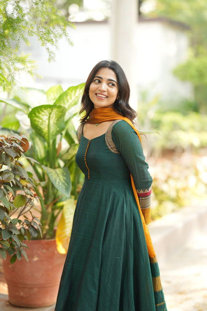 Sundari Pure Handloom Anarkali