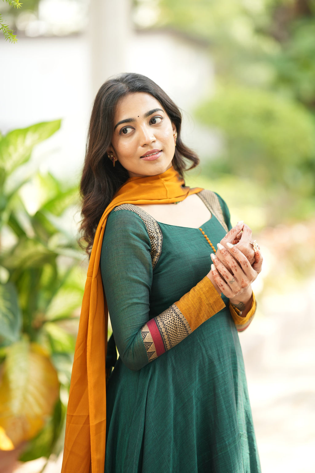 Sundari Pure Handloom Anarkali