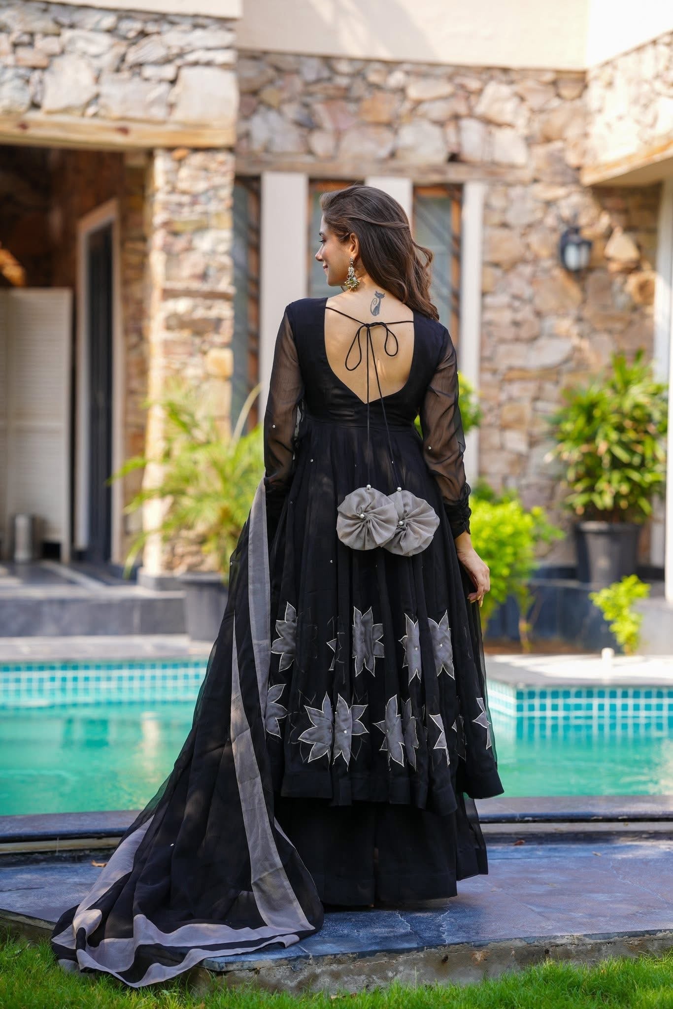 Zaafira Black Kurta Set