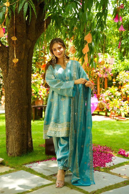 Fayruz Dhoti Kurta Set